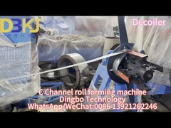 Mesin pembentuk gulungan pintu rana